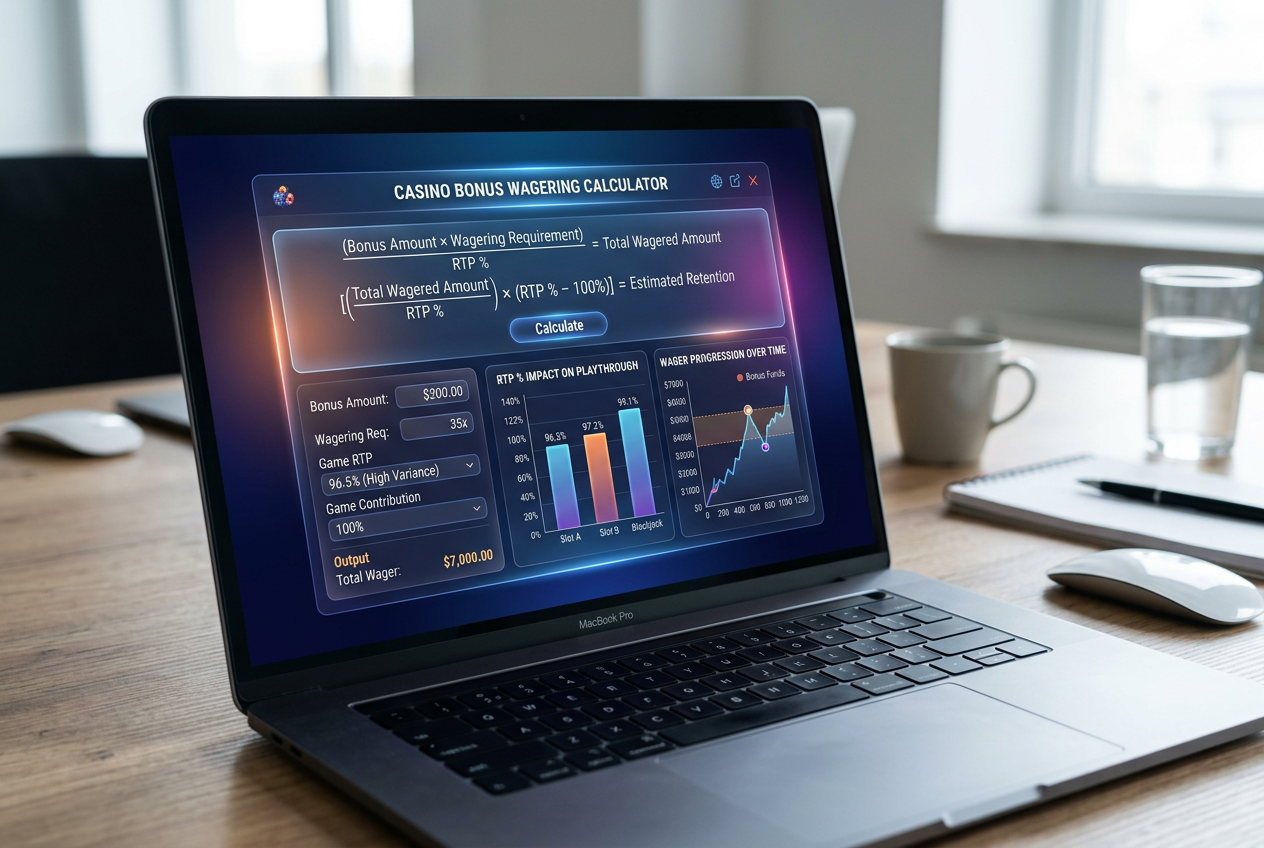 Kalkulacja wymagań obrotu bonusu w kasynie online na rok 2026